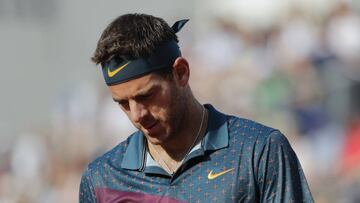 TENNIS - ROLAND GARROS 2019 - MEN&#039;S - PART 2
 
 Juan Martin DEL POTRO (ARG) during the Roland-Garros 2019, Grand Slam Tennis Tournament, men&#039;s draw on June 3, 2019 at Roland-Garros stadium in Paris, France - Photo Stephane Allaman / DPPI
 
 
 03