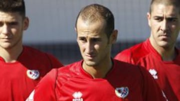 Gálvez, en un entrenamiento.