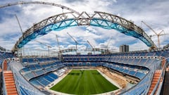 Photographs show how work is advancing on the new Bernabéu
