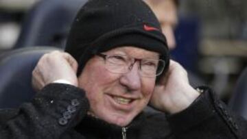 Alex Ferguson, durante un partido de la Liga inglesa.