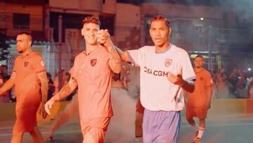 Aprovecharon sus vacaciones para promocionar el deporte en su ciudad natal.