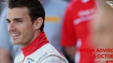 Home de la web de Marrusia dedicada a su piloto Jules Bianchi.