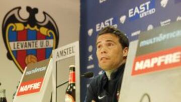 Rubi, en rueda de prensa.