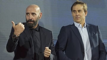 Monchi, con Lopetegui. 