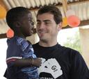 Casillas: viaje solidario a Houston y Caracas