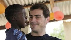 Casillas: viaje solidario a Houston y Caracas