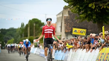 Adam Jorgensen triunfa en la tercera etapa del Tour del Porvenir