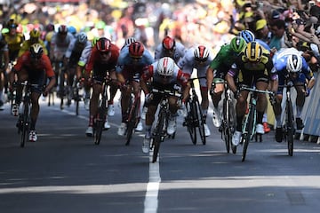 Caleb Ewan se impuso en el ajustado esprint de Toulouse.