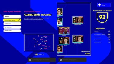 eFootball 2022: los mejores estilos de juego y qué entrenador fichar