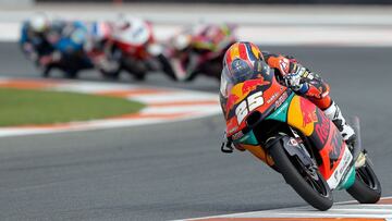 Raúl Fernández durante la carrera del GP de Europa.