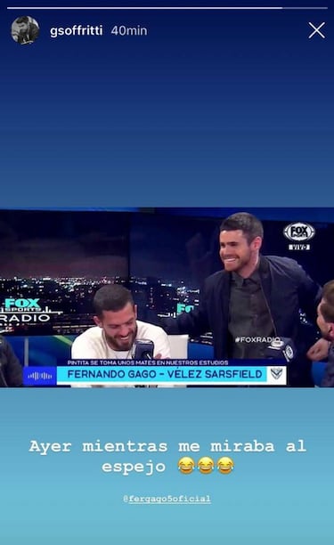 ¡Estás igual! El divertido encuentro de Fernando Gago con Gastón Soffritti