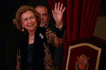La Reina Sofía en la ceremonia de los Premios Princesa de Asturias.