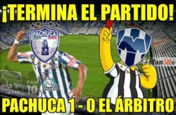 Pachuca se llevó la final de ida, pero Rayados se llevó los memes