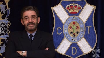 Javier P&eacute;rez P&eacute;rez, ex presidente del CD Tenerife.