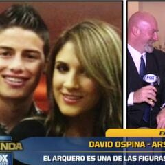 Ospina cuenta cómo conquistó James Rodríguez a su hermana