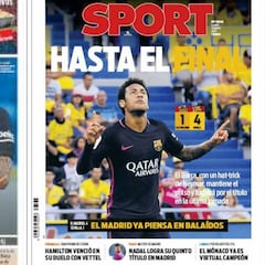 La prensa de Barcelona no tira todavía el título de Liga