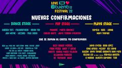Love the Tuenti’s Festival 2022 | Fechas, horarios, cartel de artistas y programación del festival