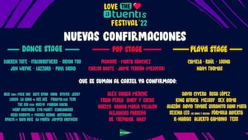 Love the Tuenti’s Festival 2022 | Fechas, horarios, cartel de artistas y programación del festival