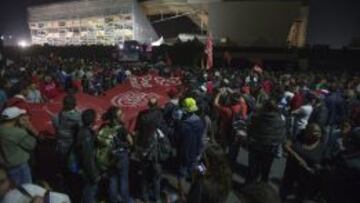 Habrá una concentración durante el partido inagural.