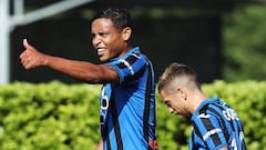 Luis Muriel, goleador del Atalanta es duda de Gasperini para el XI inicial 