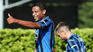 Luis Muriel, goleador del Atalanta es duda de Gasperini para el XI inicial 