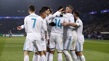 06/03/18 PARTIDO CHAMPIONS LEAGUE OCTAVOS VUELTA
PARIS SAINT GERMAIN PSG - REAL MADRID
GOL 1-2 CASEMIRO ALEGRIA