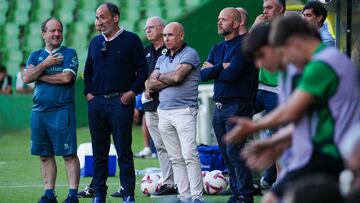 Gonzalo Revuelta, Sebastián Ceria, Manolo Higuera y José Alberto, del Racing.