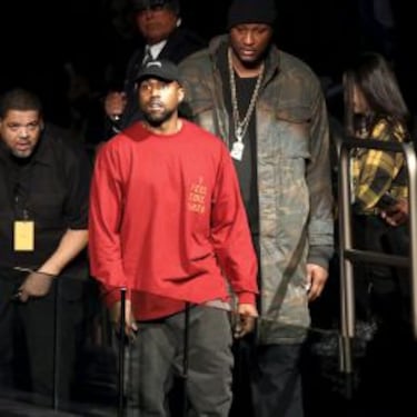 Lamar Odom reaparece junto a las Kardashian y Kanye West