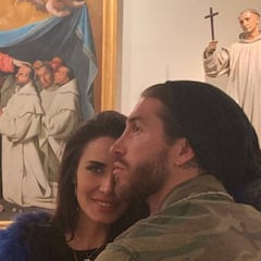 Ramos y Pilar Rubio y su pasión por la pintura les lleva al Museo de Bellas Artes de Sevilla