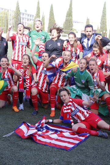 El Atlético Femenino, campeón de la Liga Iberdrola