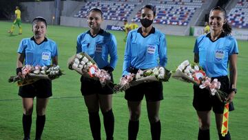 ¡Histórico! Primer grupo arbitral de mujeres en fútbol masculino