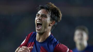 João Félix con la camiseta del Barcelona.