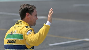Vettel, en el GP de Emilia Romaña de F1.