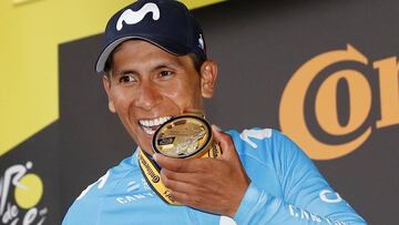 Revive la premiación de Nairo tras ganar la 18va etapa del Tour