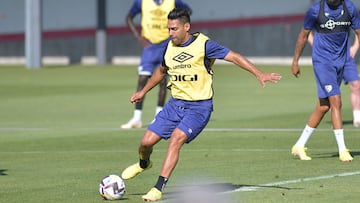 Radamel Falcao García, delantero colombiano de Rayo Vallecano