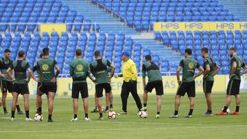 Entrenamiento de Las Palmas.