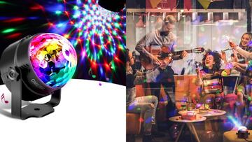 Estas luces de discotecacon tres modos de iluminación suman más de 8.500 valoraciones en Amazon