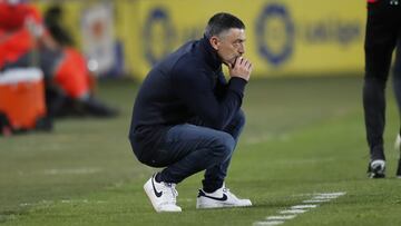 García Pimienta: "Estaría preocupado si no generásemos ocasiones de gol"