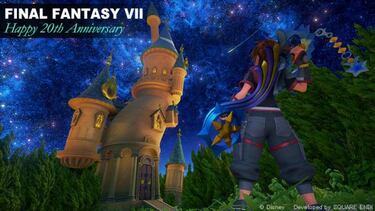 Kingdom Hearts III homenajea a Final Fantasy VII