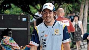 <b>RELAJADO. </b>Alonso no tiene este año la presión por ganar carreras.