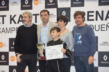 Alonso, en los premios 'Renault Kart Pequeños Campeones'
