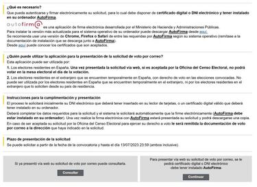 Elecciones Generales 23J: ya puedes pedir el voto por correo en Internet