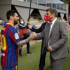 Laporta tratará el regreso de Messi cara a cara