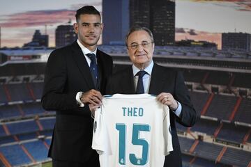 La presentación de Theo Hernández en imágenes