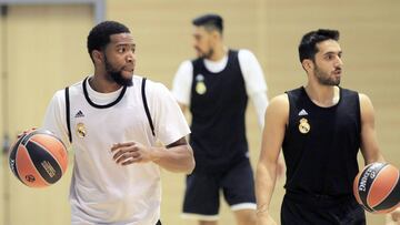 11/10/17 ENTRENAMIENTO DEL REAL MADRID DE BALONCESTO CHASSON RANDLE CAMPAZZO