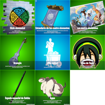 fortnite evento avatar recompensas minipase batalla