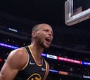 Si enfadas a la bestia, te revienta el partido: ¡brutal Curry!