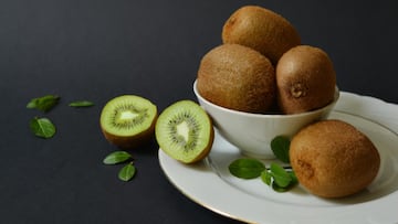 El kiwi es rico en lute¨ªna