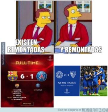 Los memes de la eliminación del Sevilla en Champions