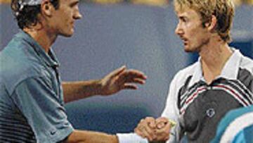 <b>MAESTROS</b>. Ferrero y Moyà se midieron en el Masters de Shanghai.